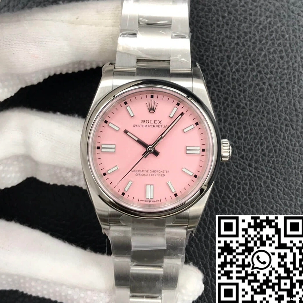 Candy Perpetual 36MM Factory EW Rolex Dial Oyster Pink M126000-0008 0315